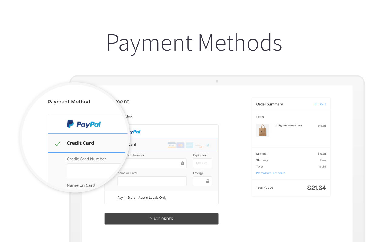 wordpress bigcommerce Payment gateways